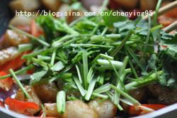 椒盐酱汁炒年糕的做法