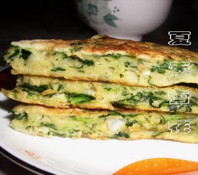 排骨菠菜饼的做法