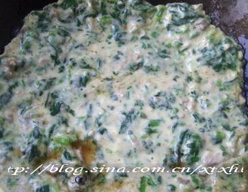 排骨菠菜饼的做法