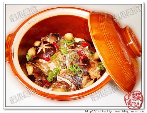 干锅鱼头的做法