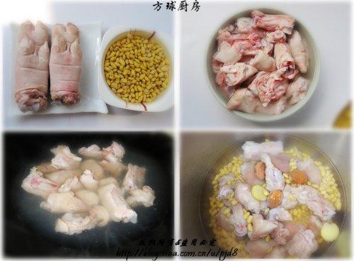 黄豆猪手汤的做法