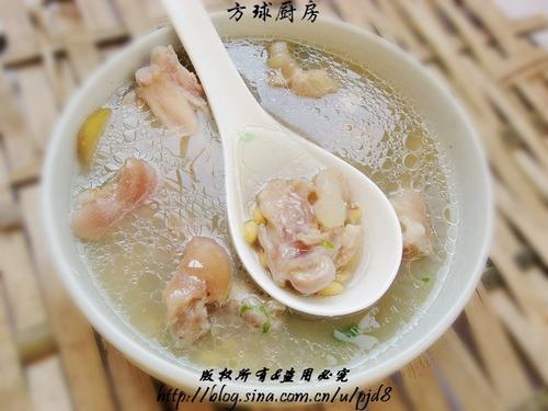 黄豆猪手汤的做法