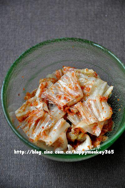 辣白菜腌法的做法