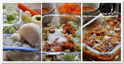 辣白菜腌法的做法