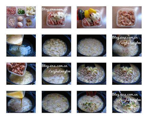 花菜肉丝味噌汤的做法