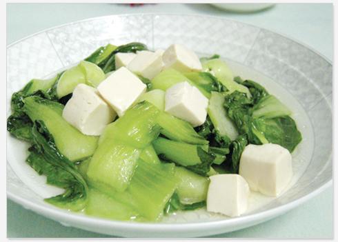 青菜豆腐的做法