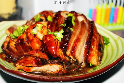 蕨菜扣肉的做法