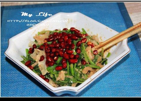 花生酱拌菜的做法