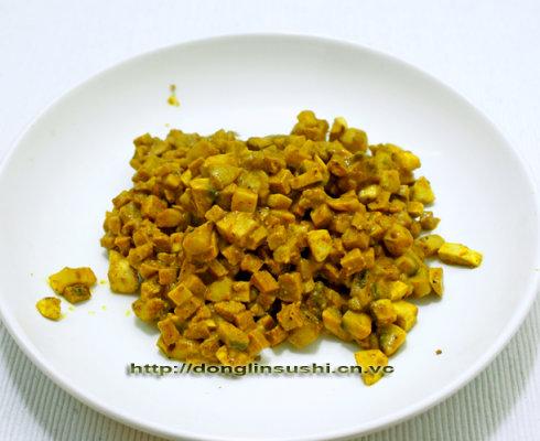 咖喱起司焗酿茄子的做法