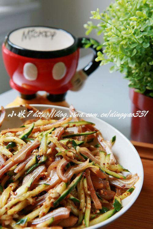 猪耳朵拌黄瓜的做法