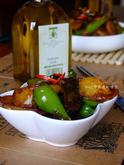 少油版地三鲜的做法