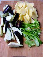 少油版地三鲜的做法