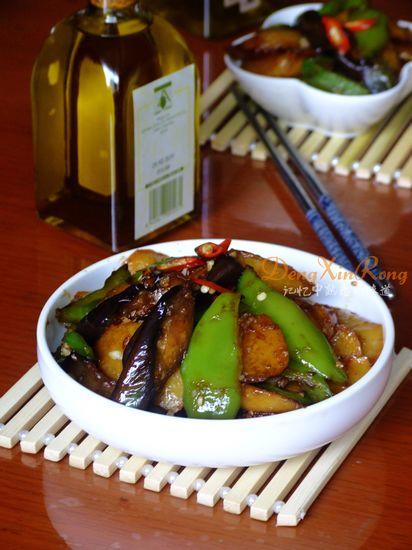 少油版地三鲜的做法