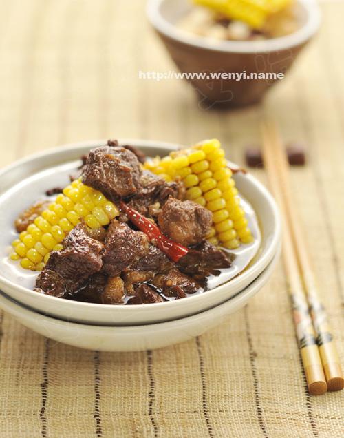 玉米炖牛腩的做法