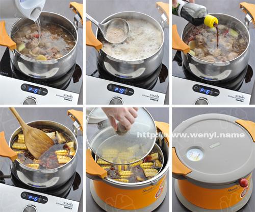 玉米炖牛腩的做法