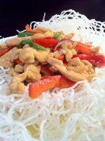 银丝鸡柳+老北京肉枝子面的做法