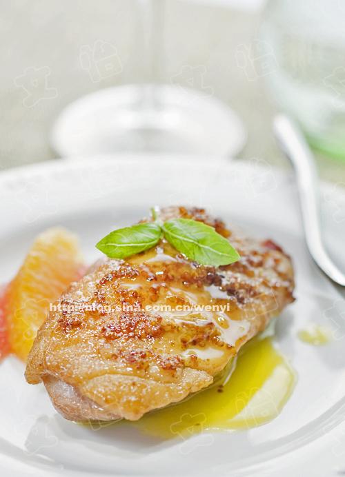 蜂蜜芥末烤鸭胸的做法