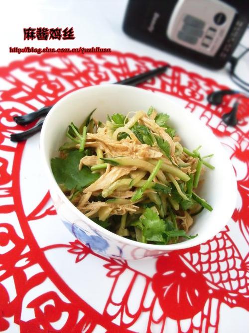 麻酱鸡丝的做法