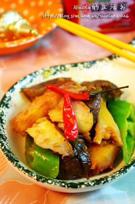 腊鱼炖茄子的做法