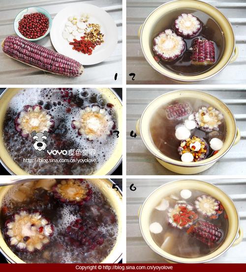 莲子芡实淮山玉米汤的做法