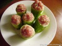 肉末蒸丝瓜的做法