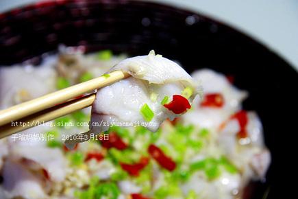 葱油黑鱼片的做法