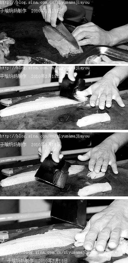 葱油黑鱼片的做法