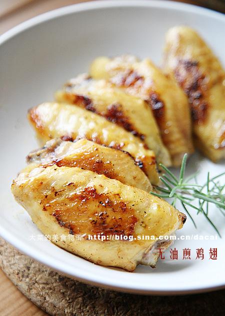 无油生煎鸡翅的做法