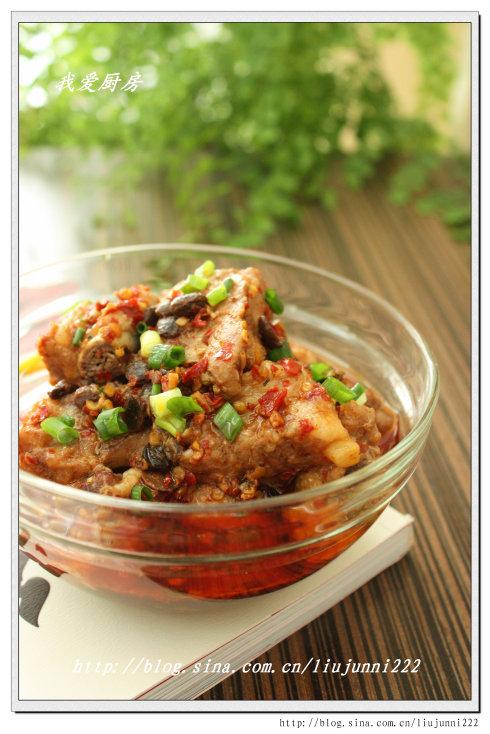 豆豉辣椒蒸排骨的做法