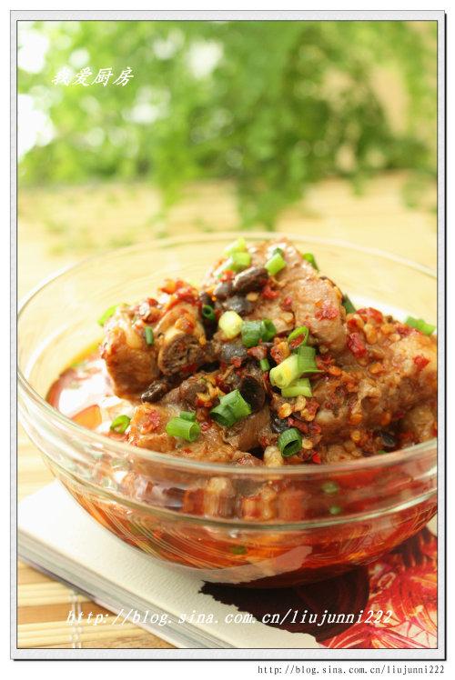 豆豉辣椒蒸排骨的做法