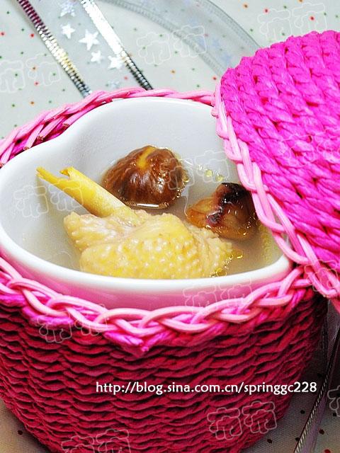 板栗炖鸡汤的做法