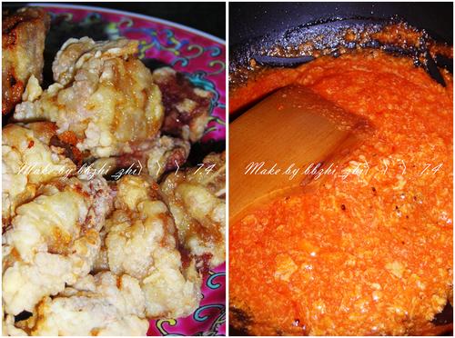 蛋茄汁粒粒骨的做法