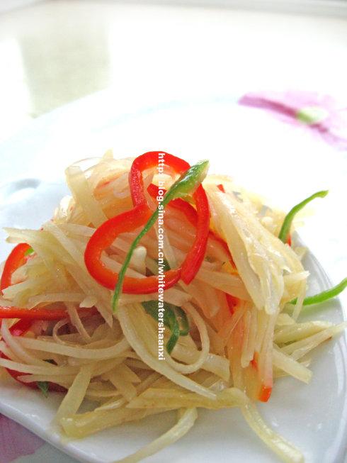 醋溜洋芋丝的做法