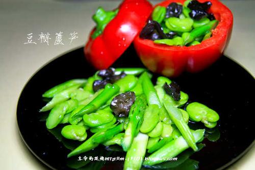豆瓣芦笋的做法