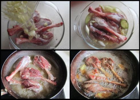 孜然寸骨的做法