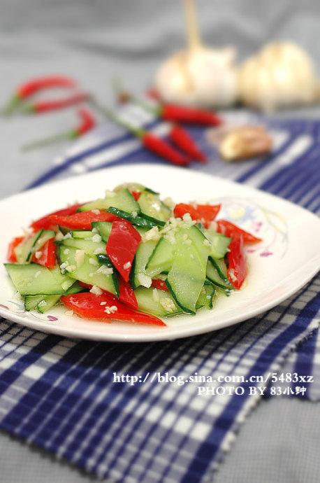 蒜香黄瓜的做法