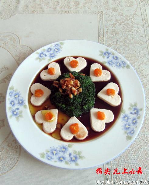 蛋黄豆腐花的做法