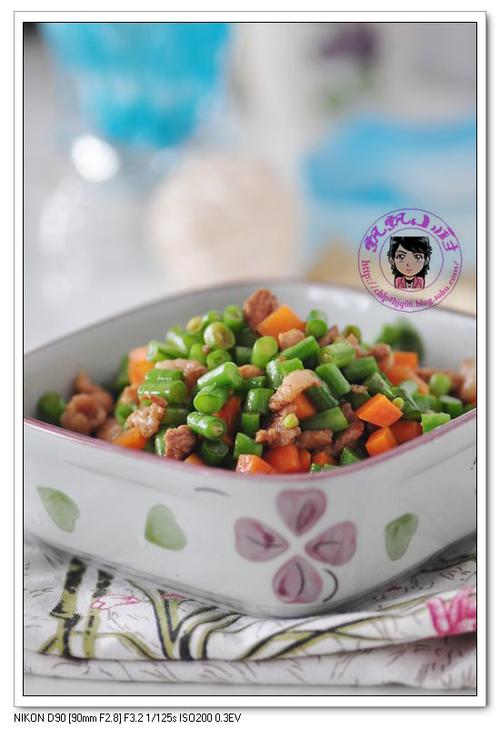 豆角小炒肉的做法