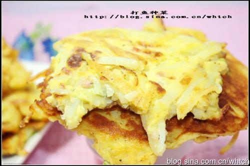 奶香土豆丝饼的做法