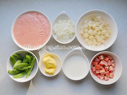 番茄蔬菜浓汤的做法