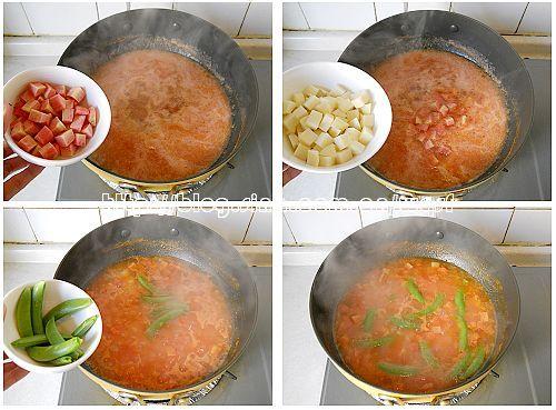 番茄蔬菜浓汤的做法