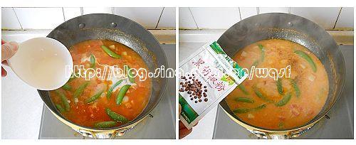 番茄蔬菜浓汤的做法