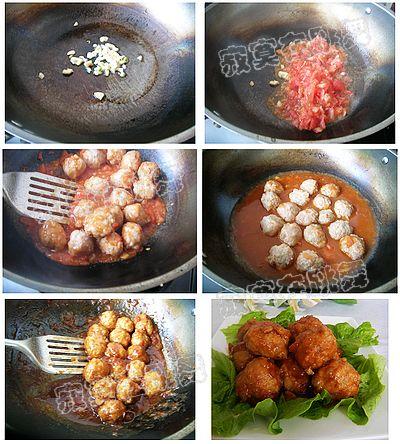 茄汁肉丸的做法