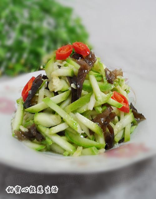 糖醋西葫芦丝的做法