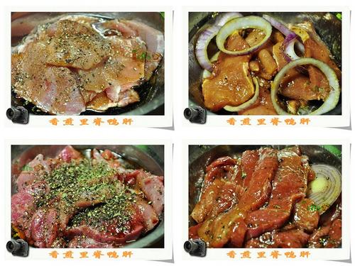 香煎里脊鸭肝的做法