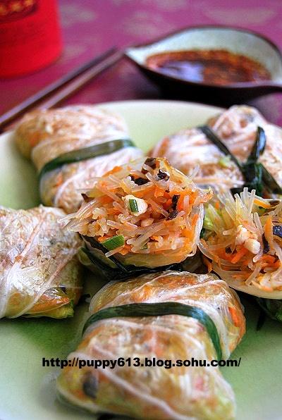 白菜粉丝包的做法