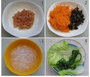 白菜粉丝包的做法