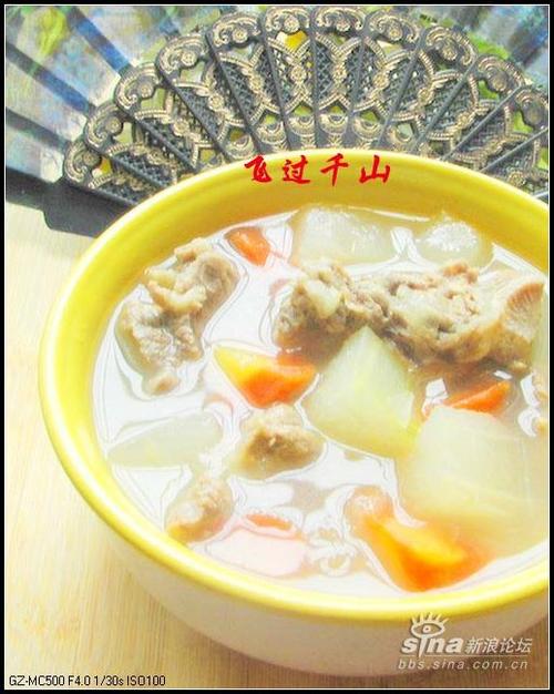 冬瓜炖骨头的做法