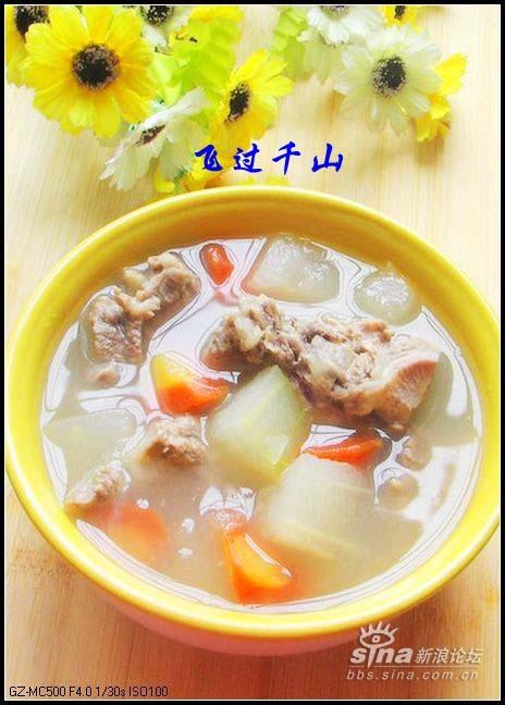 冬瓜炖骨头的做法