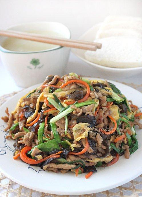 五彩木须肉的做法